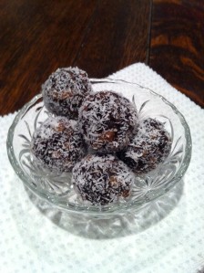 chocolate cherry truffles